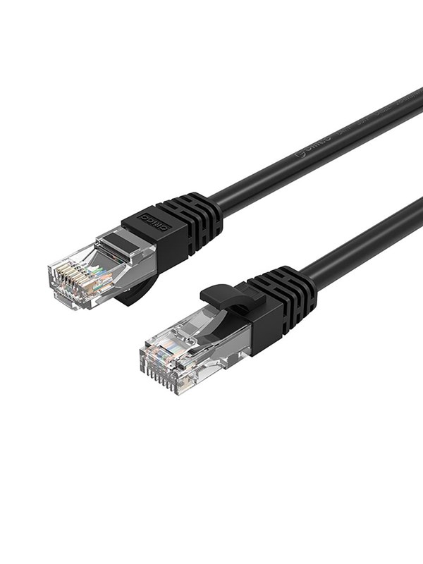 ORICO PUG-C6 CAT6 1000Mbps RJ45 Ethernet Network Cable LAN Round 30m - Black
