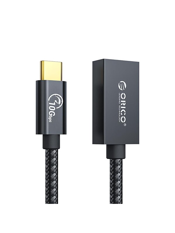 ORICO CAF31 USB-C - USB-A 3.1 Gen 2 10Gbps 1m OTG adapter - black