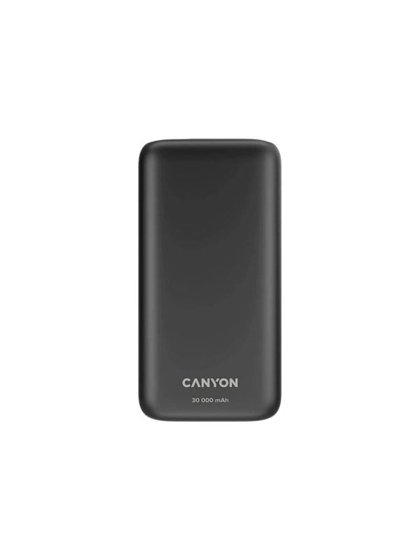 Canyon PB-301 30000 mAh Powerbank PD 20W, Svart - 30 Wh