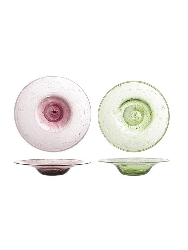 Produktfoto för Bloomingville Sunil assiett 2-pack Grön