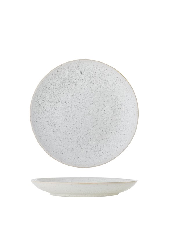 Produktfoto för Bloomingville Addison tallrik Ø22 cm Vit