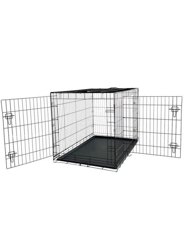 Nobby Foldbart metal transportbur til bil S Sort