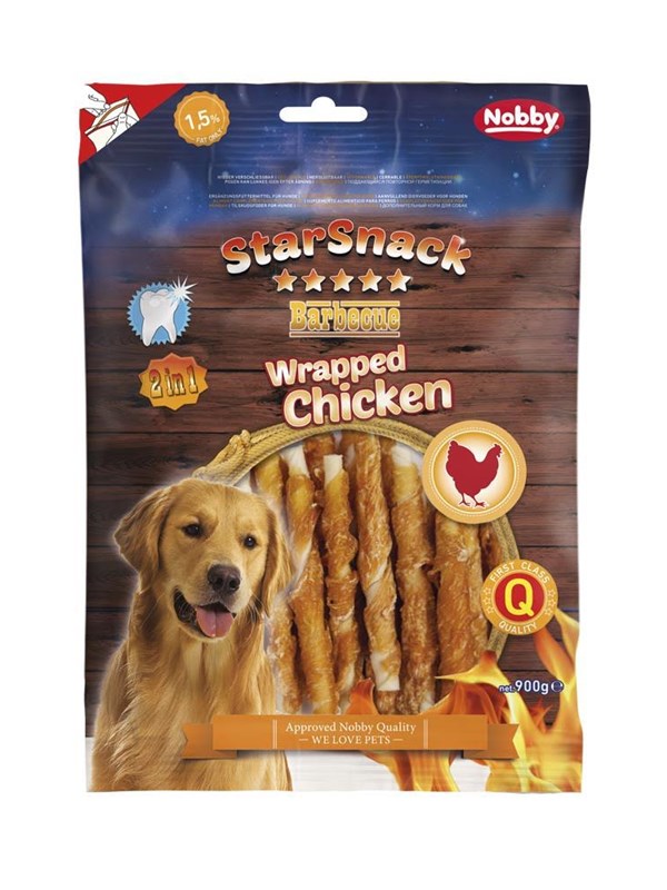 StarSnack BBQ Wrapped kylling - 900 g