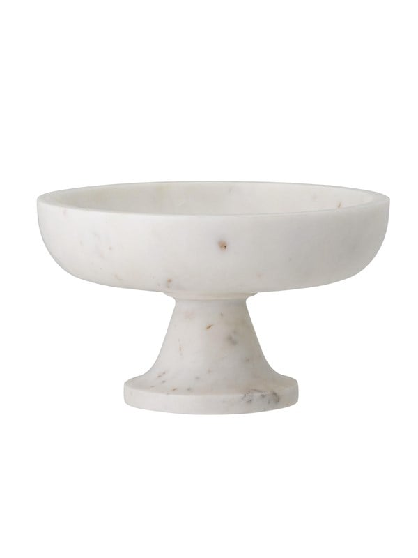 Produktfoto för Bloomingville - Eris Pedestal Bowl White Marble Bloomingville