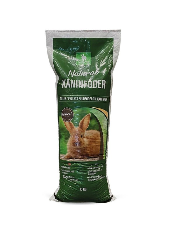 Natural kaninpellets 15 kg