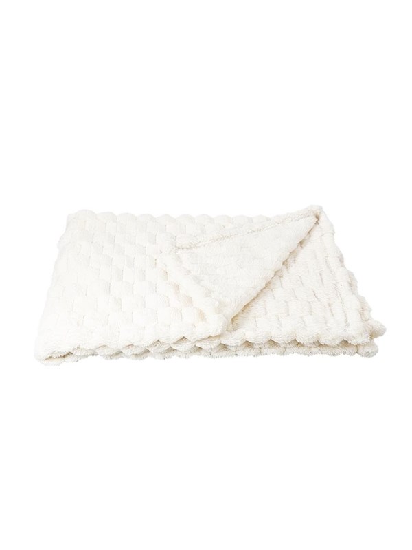 Nobby Plaid DIAMOND Classic 100 x 150 cm Creme