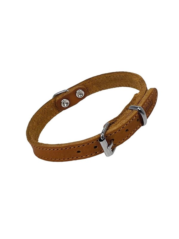 Nobby Halsbånd TABIL 35 cm (26-31 cm) 14 mm Cognac