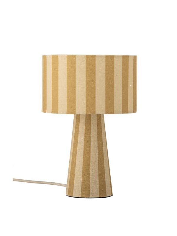 Bloomingville Emmie Bordslampa, Gul, Linne
