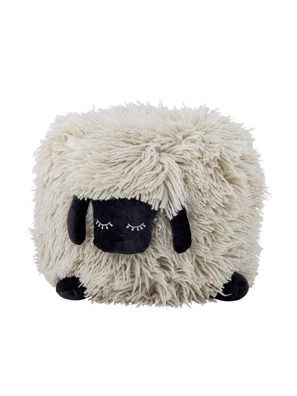 Produktfoto för BLOOMINGVILLE MINI Dockpuff, Vit, Ull (L50xH45xB50 cm)