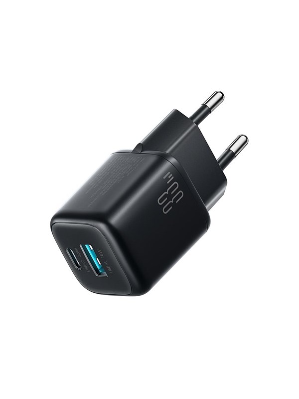 Joyroom JR-TG7 33W USB-A + USB-C Wall Charger - Black