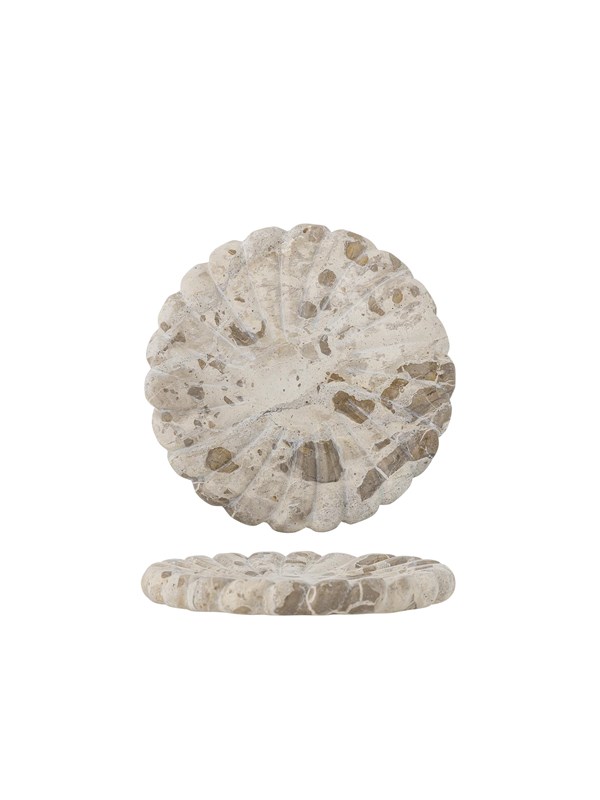 Produktfoto för Bloomingville Marlie bricka marmor Ø22,5 cm Natur