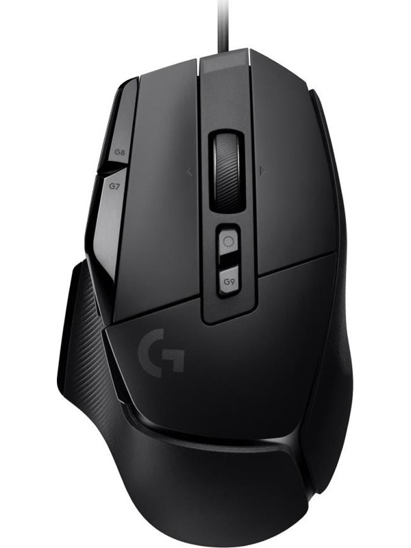 Logitech G G502 X + G240 mouse - Gamingmus - 9 knappar - Svart