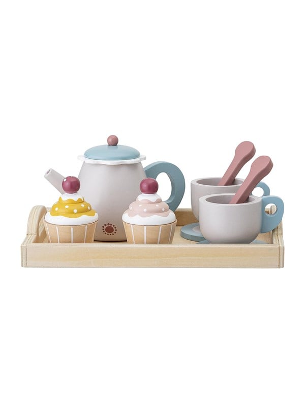 Produktfoto för Bloomingville MINI - Gentrim Play Tea Set - Grey/Blue (82045197) /Pretend Play
