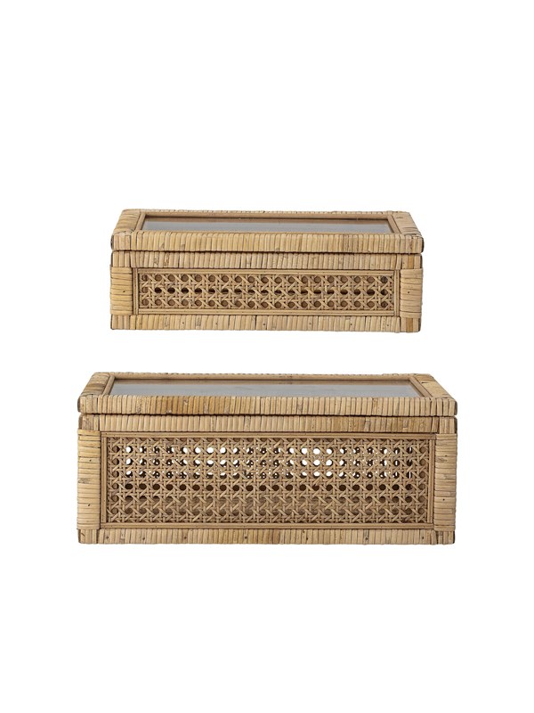Produktfoto för Bloomingville Box Låda 2-pack Natur