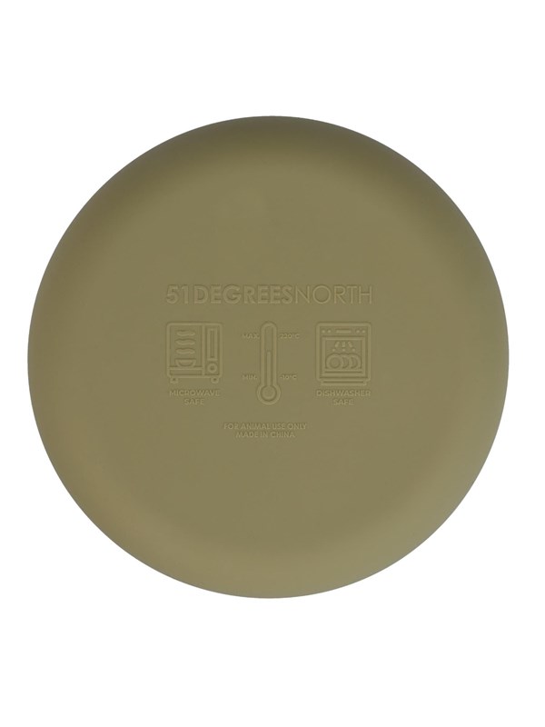 51 Degrees North 51 - Sili Bowl - Cat Bowl - Khaki - 300ml