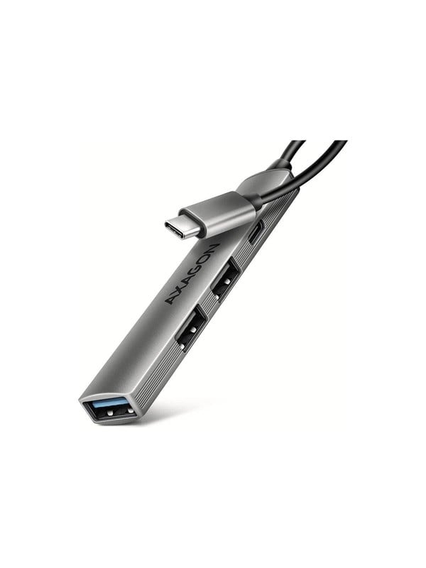 AXAGON HUE-STC - hubb - 4 portar USB Hub - 4 porte - Silver