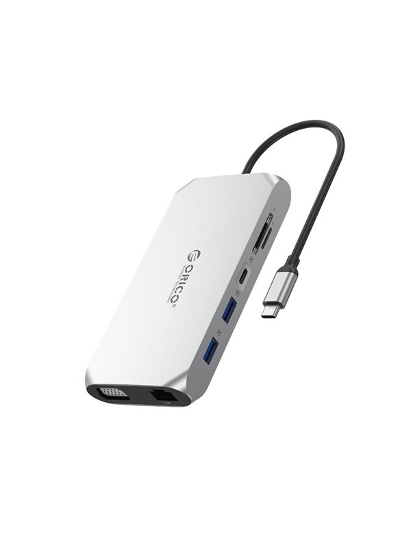 ORICO XCR 12in1 USB-C Docking Station USB Hub - USB 3.1 - 12 porte - Vit