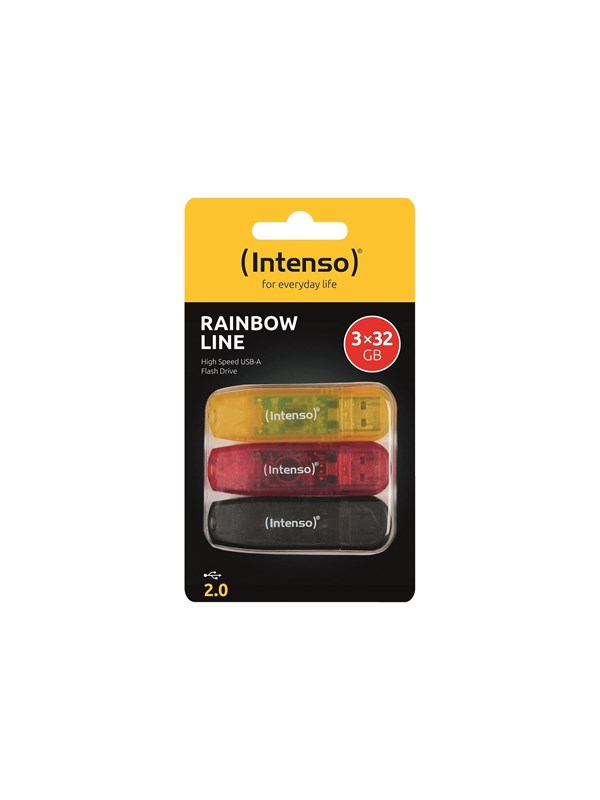 Intenso Rainbow Line - USB flash drive - 32 GB - 32GB - USB-minne