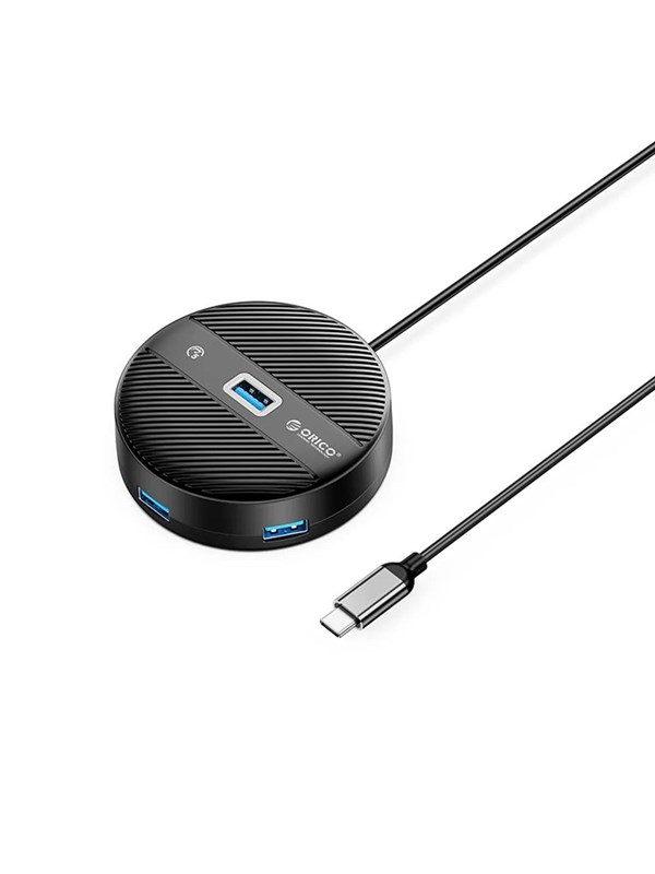 ORICO YS1-C2 4-port USB hub 1x USB-A 3.0 3x USB-A 2.0 0.3 m - black USB Hub - USB 3.0 - 4 porte - Svart