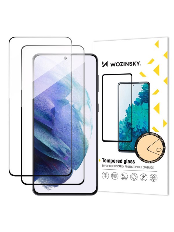 Wozinsky Full Glue härdat glas för Samsung Galaxy S23, 2-pack