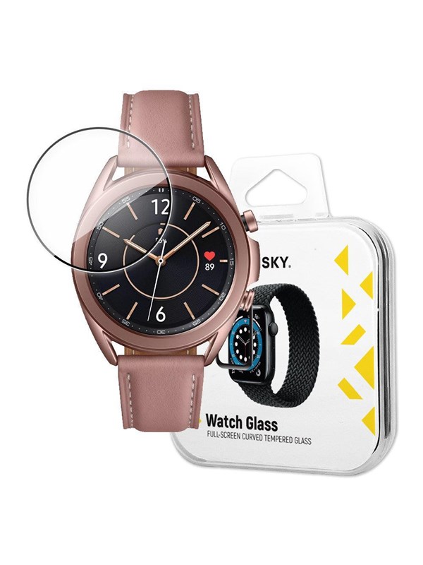 Wozinsky Watch Glass Hybridglas för Samsung Galaxy Watch 3 41 mm Svart