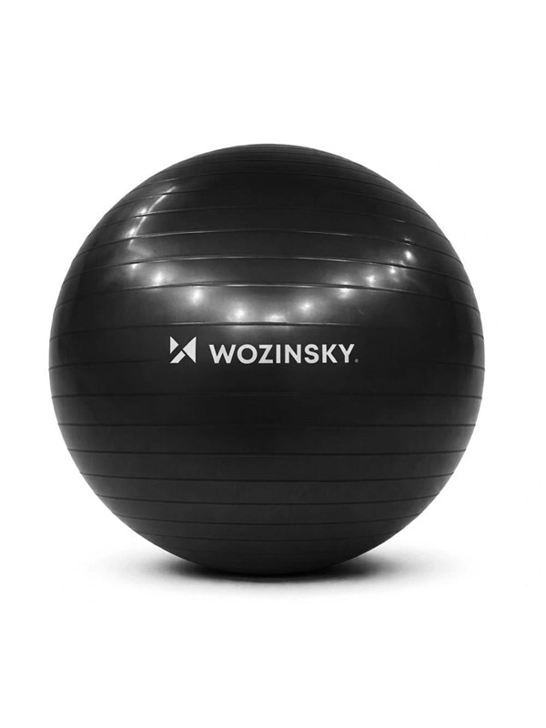 Wozinsky WGB65BB gymnastik träningsboll 65 cm - svart