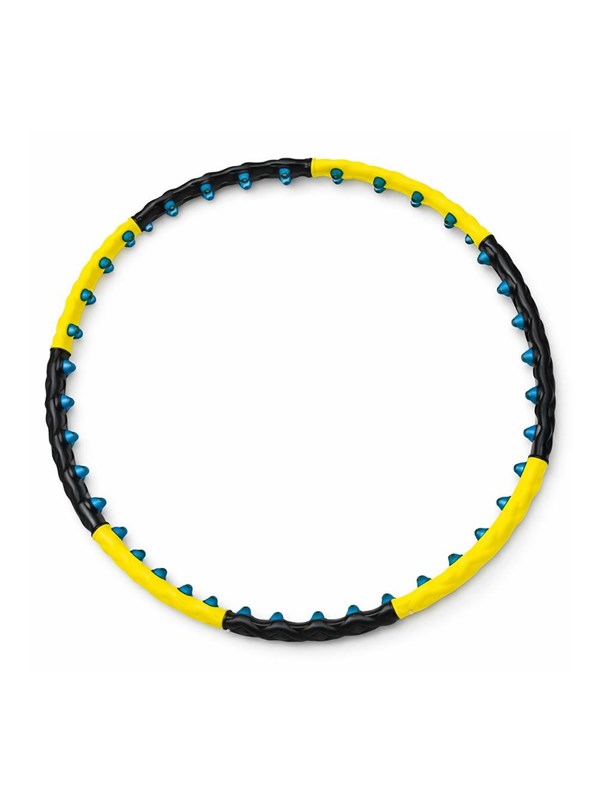 Wozinsky WHH-110 Hula Hoop-massager med knottror - Svart och gul