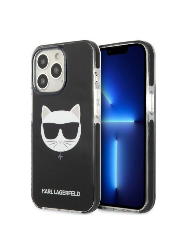 Karl Lagerfeld KLHCP13LTPECK iPhone 13 Pro / 13 6.1" hardcase black/black Choupette Head
