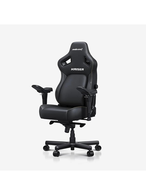 Anda Seat Kaiser 4 Gaming Stol - Svart - Premium PVC leather - Upp till 120 kg