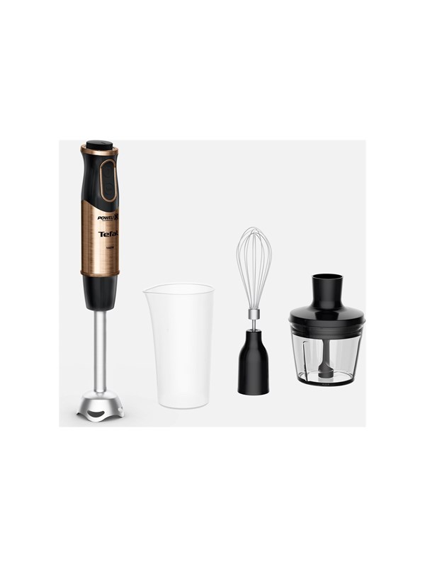 Tefal Stavmixer Quickchef HB656G10 - hand blender - black/coppertinto - 1000 W
