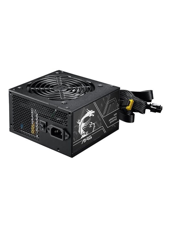 MSI MAG A650BN PCIE5 II - power supply - 650 watt Strömförsörjning - 650 Watt - 120 mm - ATX - 80 Plus Bronze certificate