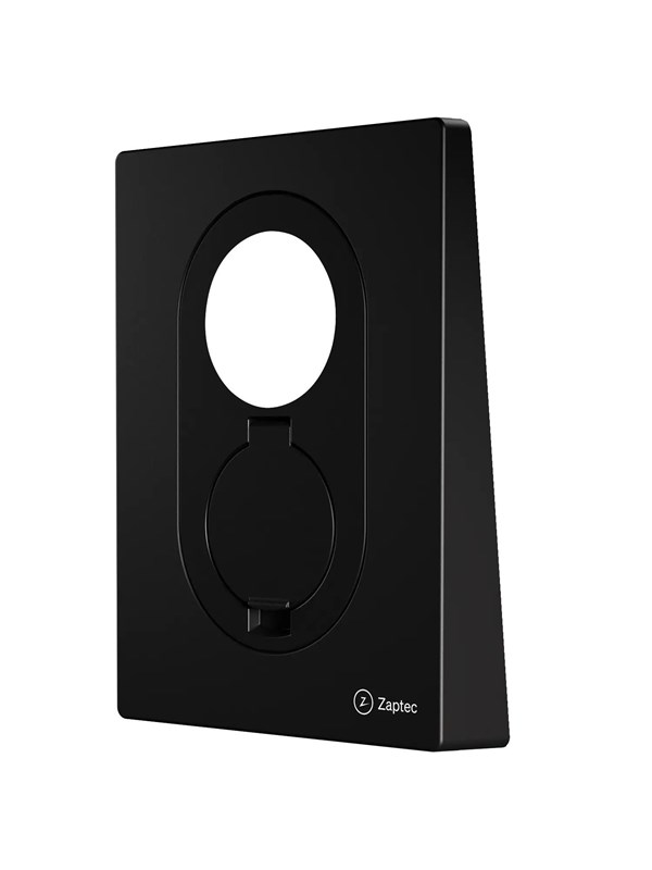 Zaptec GO Front Cover, Asphalt black