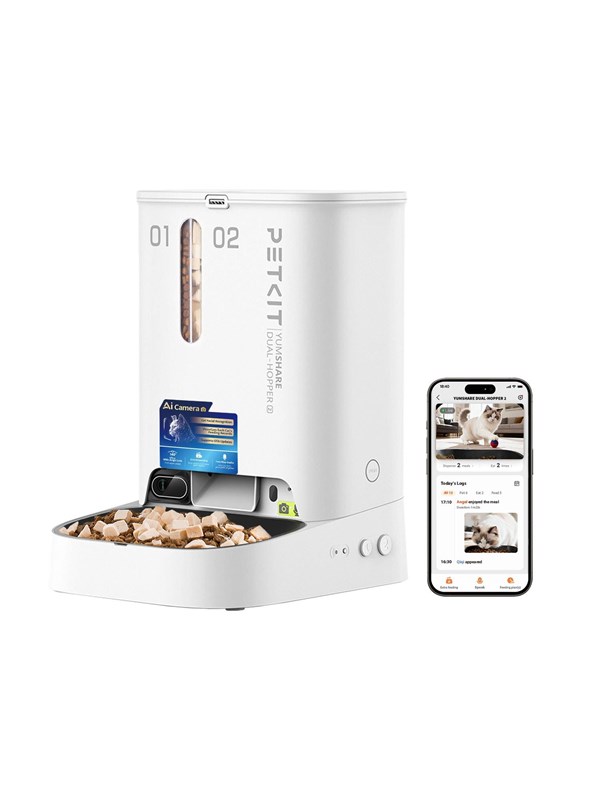 Petkit YumShare Dual-hopper Automatic Feeder with Camera