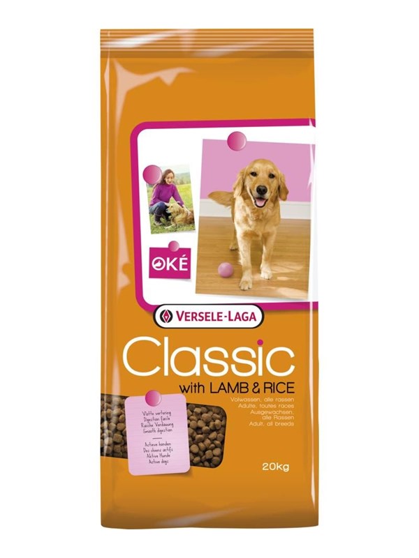 VERSELE-LAGA Classic Lamb & Rice - dry dog food - 20 kg