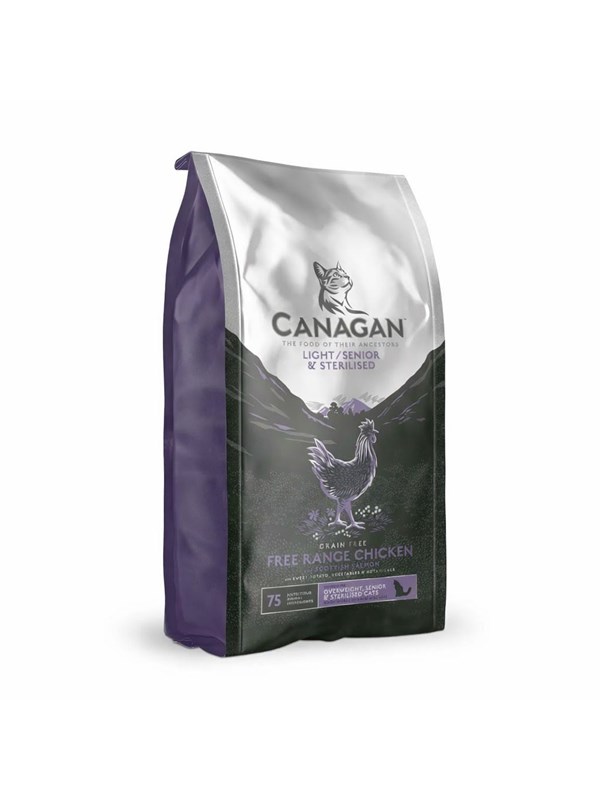Produktfoto för Canagan Cat Light/Senior/Sterilised (4 kg)