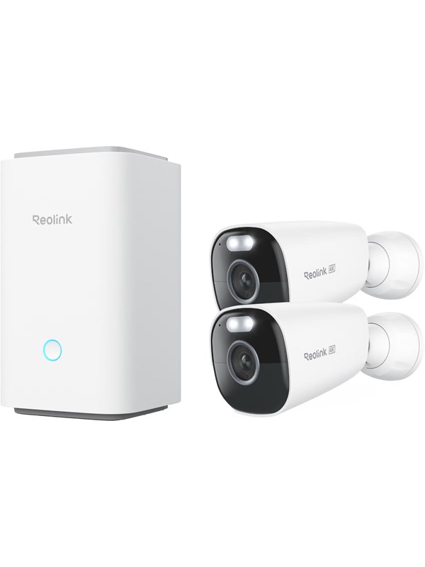 Reolink Home Hub med 2x Argus Eco Ultra 4K-kamera