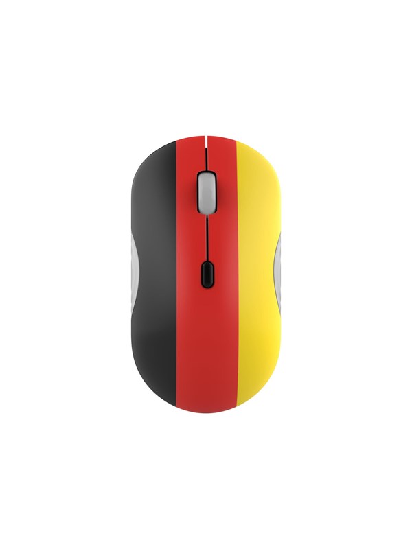 Lenovo 350 - Fan Edition - Germany - mouse - Bluetooth 5.3 - Mouse - Optic - 6 knappar - Yellow