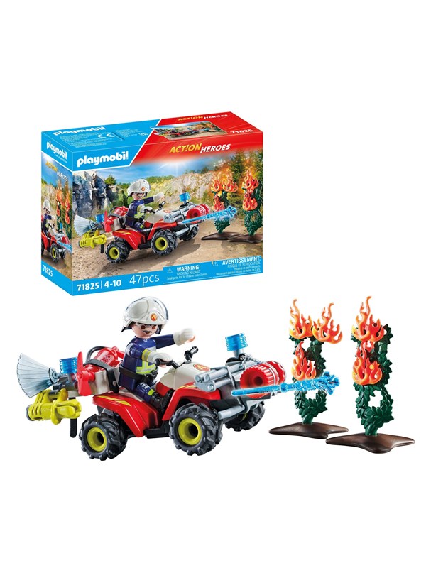 Playmobil Action - Action Heroes Fire Department Quad - 71825