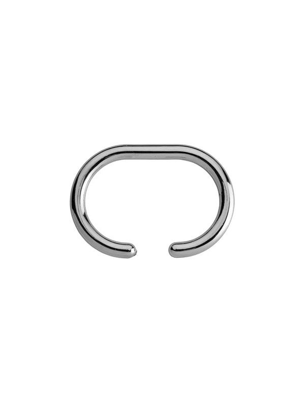 Croydex C-Shaped Shower Curtain Rings Chrome Pack of 12