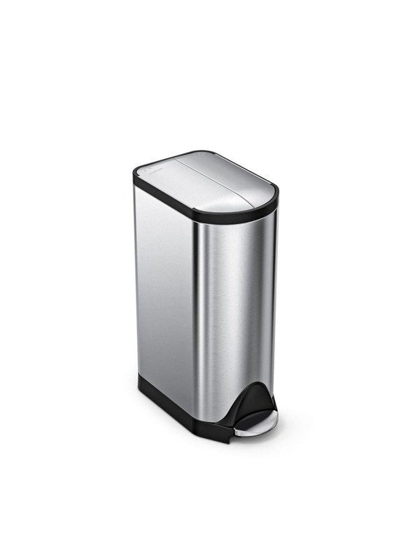 Simplehuman Butterfly Pedal Bin Brushed Stainless Steel - 30 L