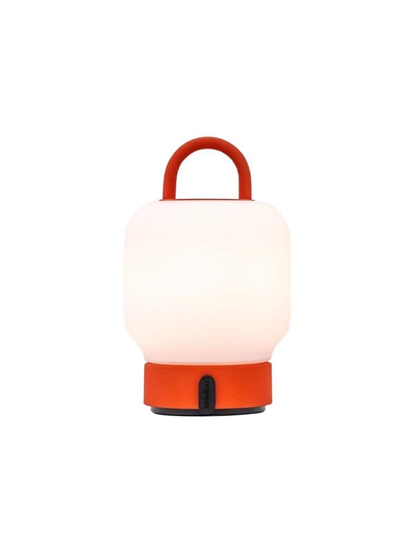 Kooduu Loome - table lamp - lantern - orange opal