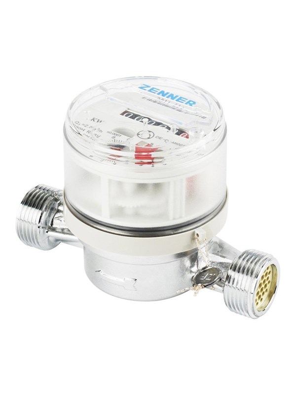 Zenner ETKD-N kallvattenmätare 30 °C - 3/4x1/2" - 2,5 m3 - klass A