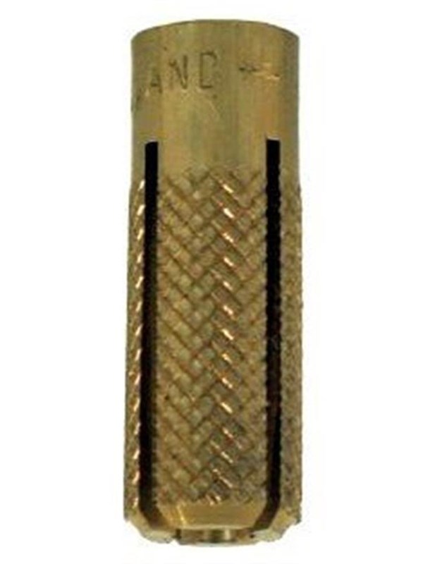 Expandet mässingsplugg, 34mm - borrdiameter 10mm - M8