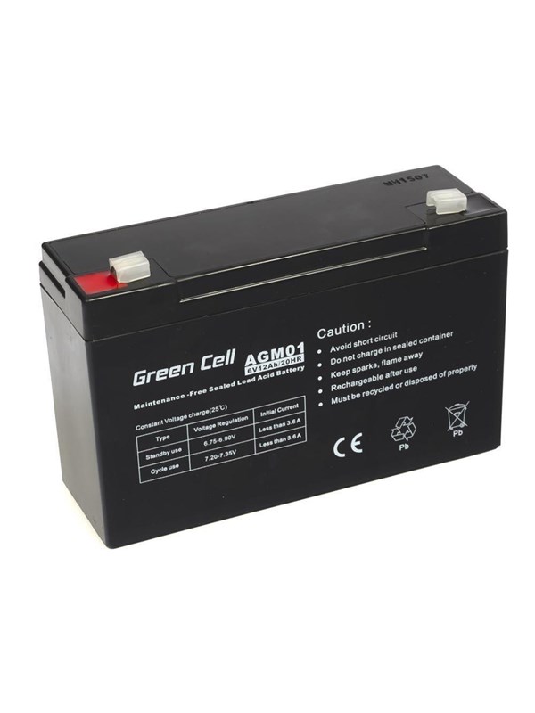 Green Cell - UPS battery - Sealed Lead Acid (SLA) - 12 Ah