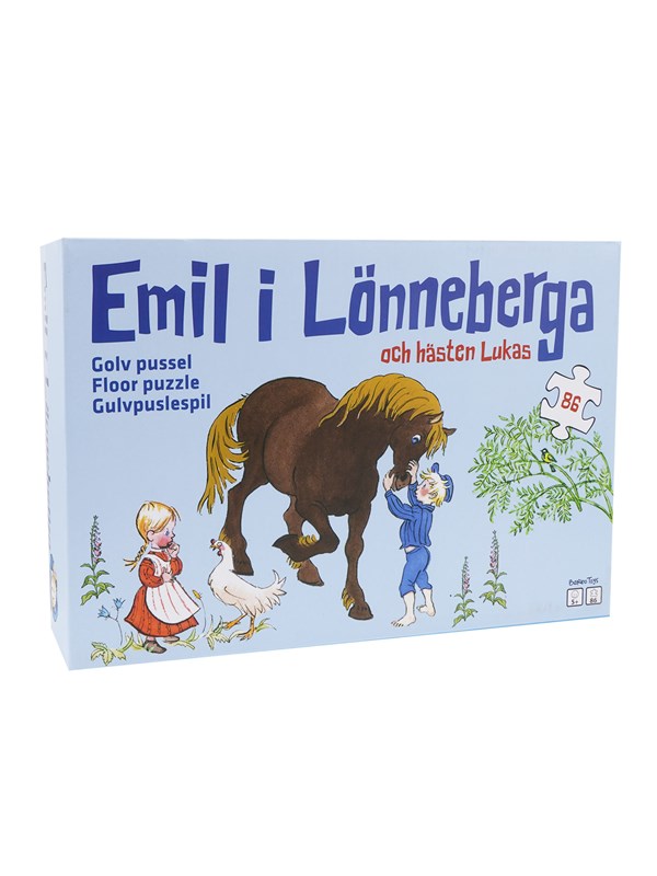 Produktfoto för Forlaget Globe Emil of Lönneberga - Floor Puzzle Golv