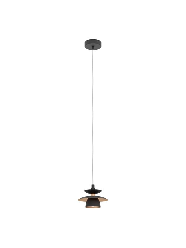 EGLO ALBARES PENDEL Ø195 E14 SVART/KOPPAR