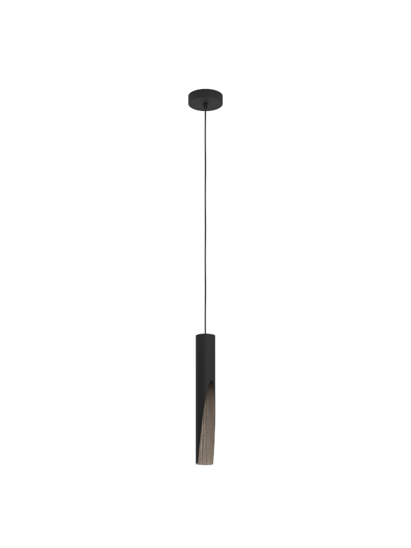 EGLO BARBOTTO PENDEL GU10 SVART/EK FSC