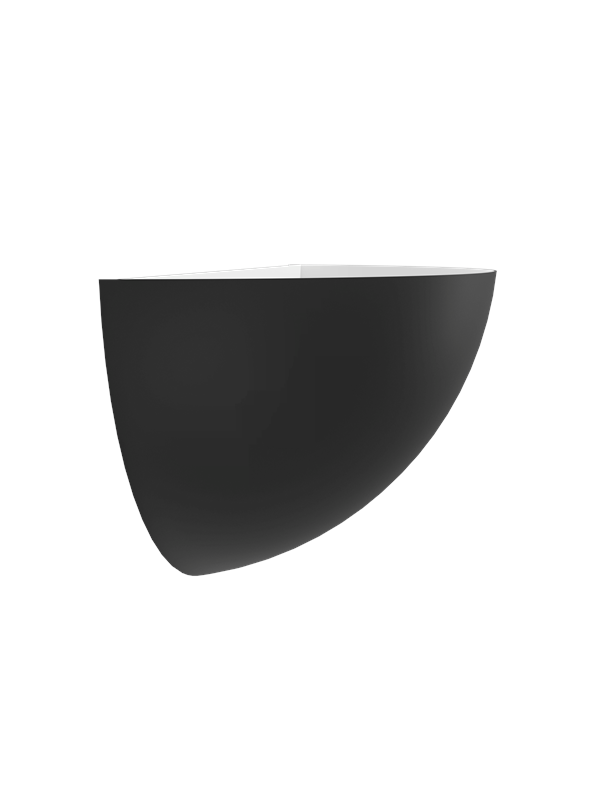 EGLO TANURA VÄGG E27 L245 SVART