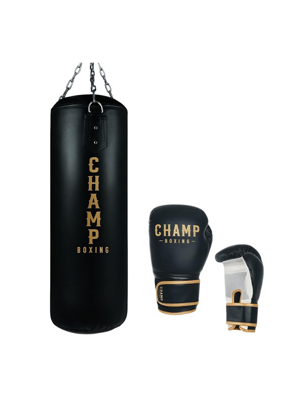 Champ Junior Boksesæt 15 kg - Sort/Guld - Köp för SEK 559 - Spara 25%