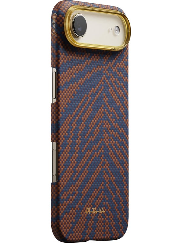PITAKA Edge Case Breath of Veins - Burning Orange - iPhone Air